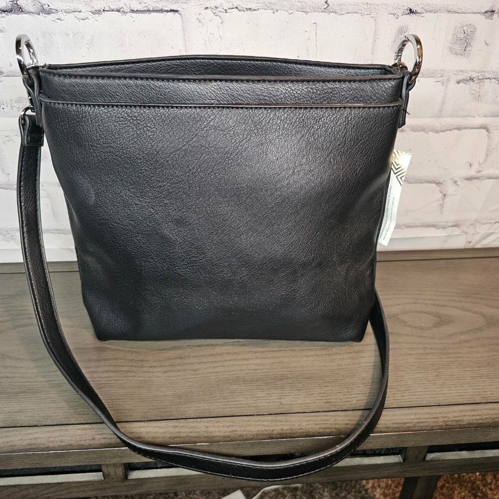 Magnolia and Vine Interchangeable Purse - Journey Black